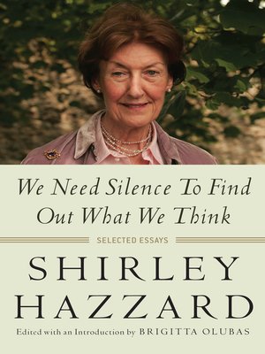 cover image of We Need Silence to Find Out What We Think